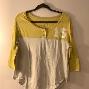 Free People 3/4 sleeve tee